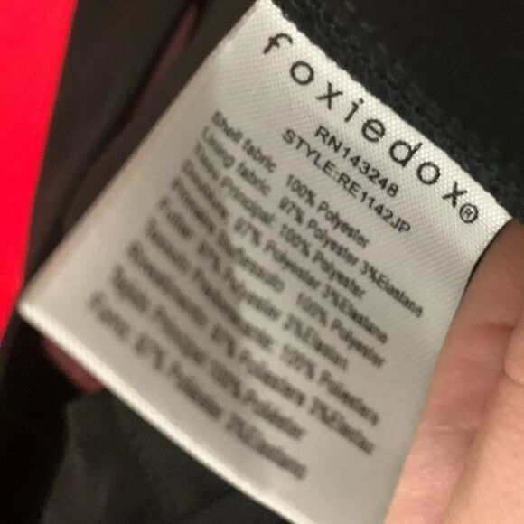 Foxiedox Black Sarah Wide Leg Floral Lace Halter Jumpsuit size XS NWT new - Picture 3 of 9